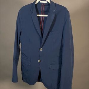 Zara man blue cotton summer jacket